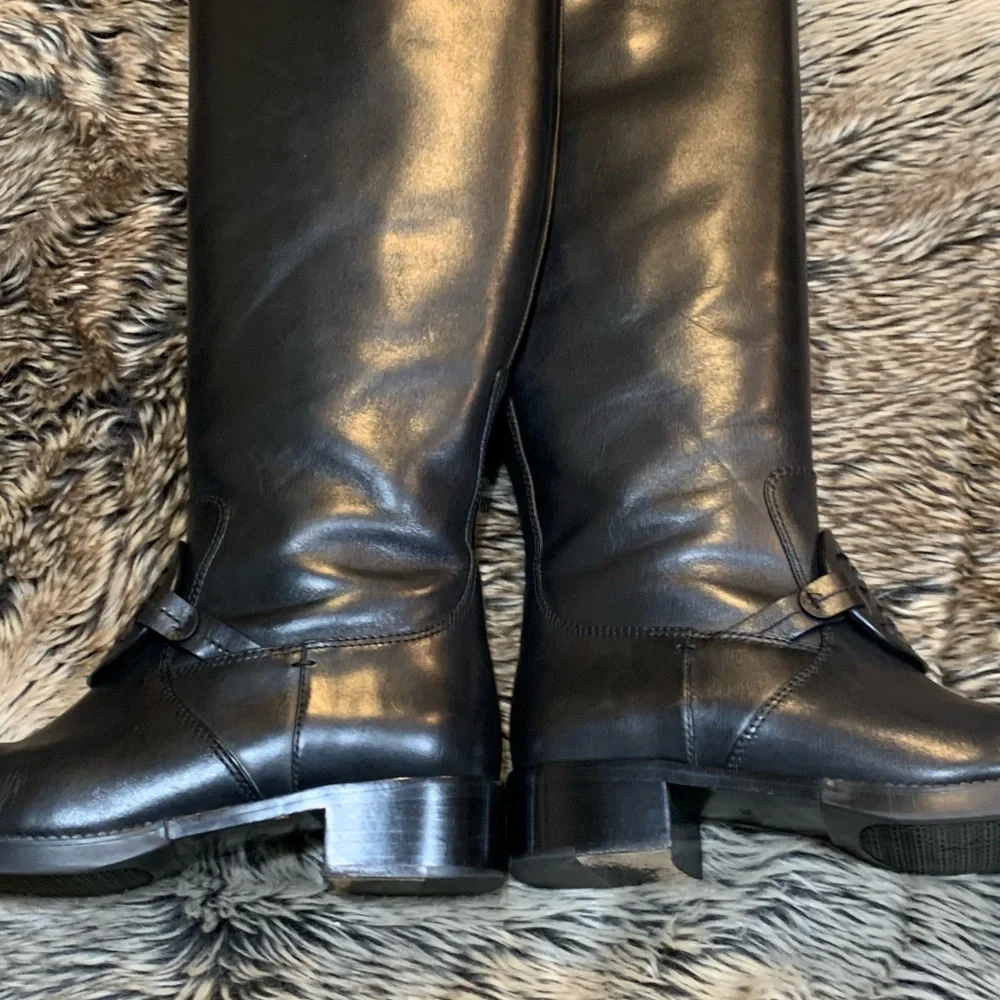 Tory Burch 7.5 Black Miller Pull On Boot Style 40372 Box & Dust Cover list $525